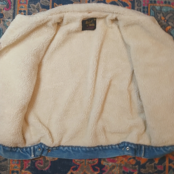 Vintage Michael Charles Lined Denim Snap Front Jacket - Picture 3 of 4